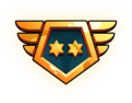 Major III badge