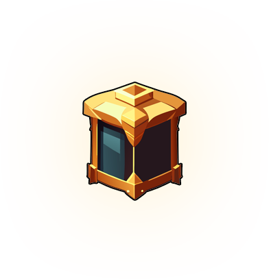 Gold Space Chest