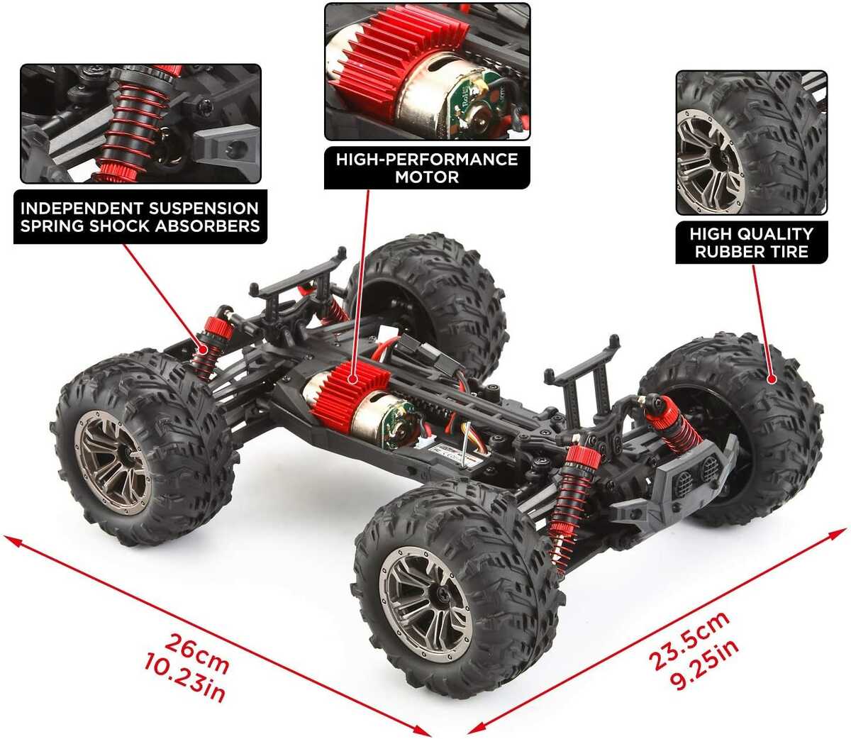 VATOS Remote Control Off-Road Monster Truck