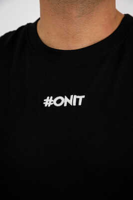 #ONIT Small Logo T-Shirt – Black.
