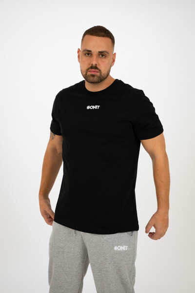 Image showing #ONIT Small Logo T-Shirt – Black.